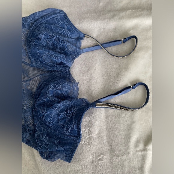 Beautiful rhinestone strap chemise sz L - Picture 11 of 13